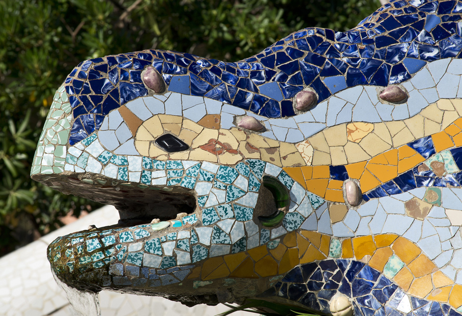 Dragón de Gaudí en el Park Guell