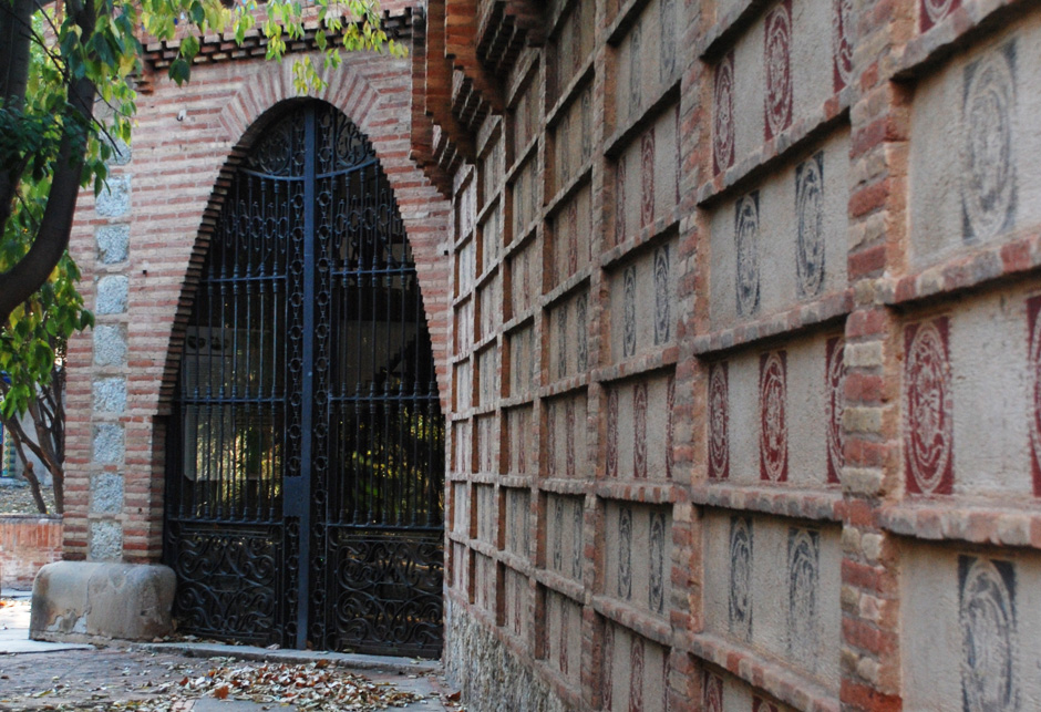Detall d'una de les portes de la Finca Güell